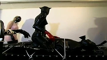 Domination slave in bondage
