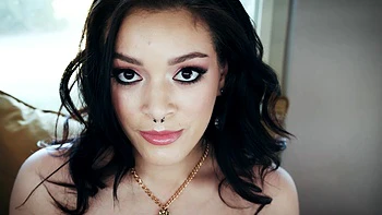 Brunette with big natural tits Violet Smith gets fucked hard