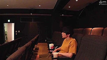 Its A Weekday Afternoon At The Movie Theater, And The Only Customers Are Me And A Slut... I Really Wanted To See This Movie, But... She Keeps Teasing My Nipples And Dick Through My Clothes, So I Cant Concentrate