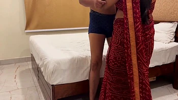 Indian Saree Wali Bhabhi Fucked Hard By Her Besharam Devar In Doggy Style