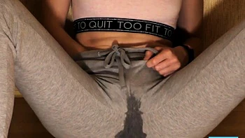 Redhead Squirts Hard Thinking of Her Sexy Trainer