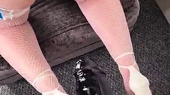 Close up ass creaming