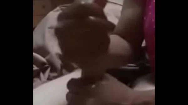 step mother makes a handjob to her before going to s.