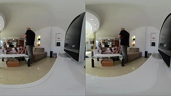 Haley Spades - Behind The Scenes VR Part Two - Tiny Spinner Trades