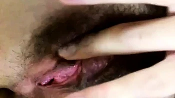 Pussy close up by slutty teen on cam