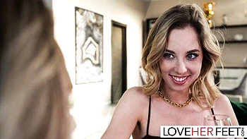 Love Her Feet featuring Millie Morgan and Savvy Suxx's blonde xxx