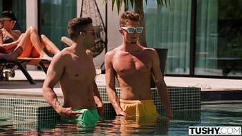 TUSHY Anal Obsessed Beauty Eve Sweet Seduces Clemence Audiard And Her Boyfriend At The Chalet: Porn