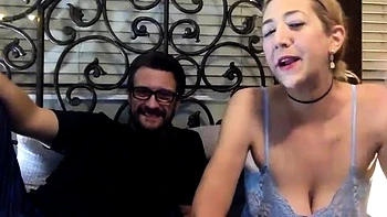 Blonde beauty with big boobs pt02