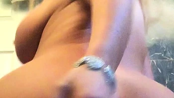 Blonde With Natural Big Boobs Loves Putting A Toy In Her