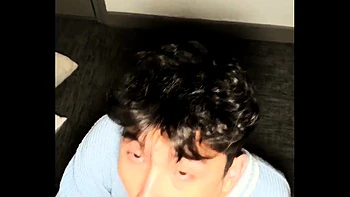 Fooling around and getting blown by a small young twink –