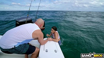 Cuban Hottie Gets Rescued at Sea