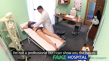 Innocent Blonde Gets The Doctors Massage