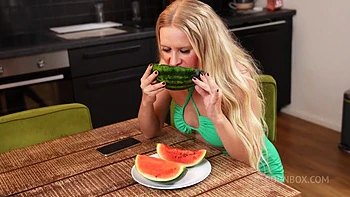 Wetting Her Calvin K. Pants For A Orgasm