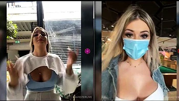 Mv397  2 GIRLs  SAME PLACE AND TIME  LAVATORY 2: Blonde, Xhamster  Public Porn