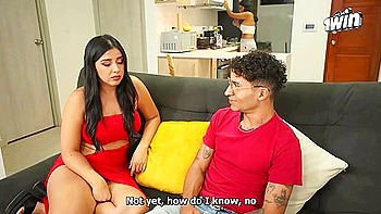 I'll instruct Thiago how to fuck! - Lina Henao, a large butt milf, and I in doggystyle!