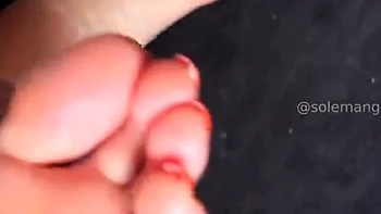 Black Amateur Explore Hot Foot Fetish