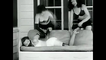 Vintage Lesbian BDSM Spanking - Lezdom Torment & Obedient Women Retro Classic