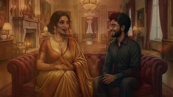 Handsome Indian Guy Doggystyle Fuck with Big Ass Aunty - Anal & Blowjob