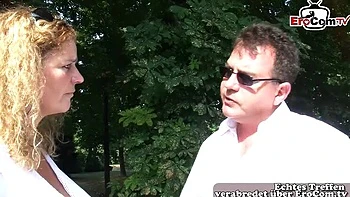 German MILF Picked Up & Fucked on Street - Amateur Public Sex