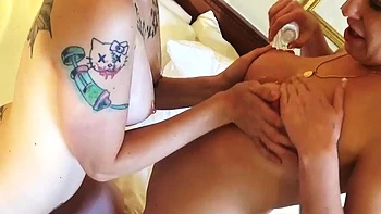 Oiled Tits Nipple Fuck Big Tit Lesbians.: Big Tits, Bongacams  Dirty Talk Porn