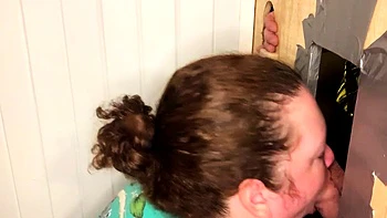 Glory Hole Blowjobs and Brunettes