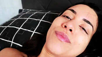 Busty brunette solo masturbation