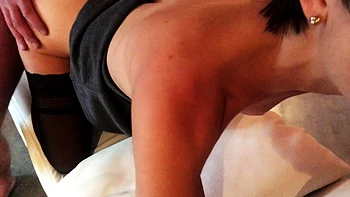 Brunette love hardcore doggystyle sex