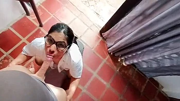 Amateur Colombian Teen ANAL SEX AFTER SCHOOL - Rough Doggy Style & Close-Up Creampie