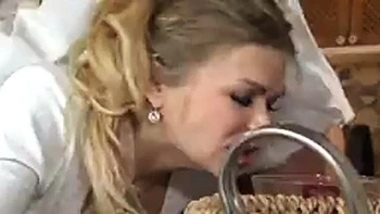 Alysha Laine Maid DP: Blowjob, Doggy  Anal Porn