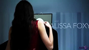 Lesbian Sex in Closet with Evelin Elle & Foxy Alissa - Surprise 69 & Cunnilingus