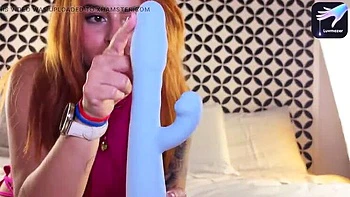 Unboxing Luvmazer Sex Toy - Colombian Teen Cxlila Myers Solo Masturbation & Big Tits Orgasm