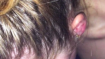 Hot blonde amateur girl nice blowjob on webcam