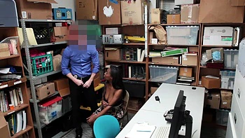 Ryan Mclane and Daya Knight enjoy a steamy office encounter.