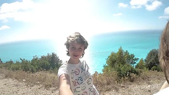 Wetting Ck Panties On The Hike