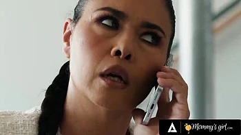 Big Tit MILF Boss Dana Vespoli Spanks Naughty Asian Girl Nicole Aria - Dildo Riding & Face Slapping