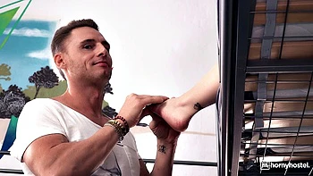 Horny blonde has fun in hot sex scene