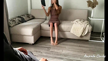 Neighbor Fucks Me While My Husband Watches - Cuckold Wife & Huge Cock