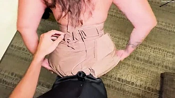 Latina MILF Cheating on Anniversary - Drunk Wife Fucks and Makes Him Cum