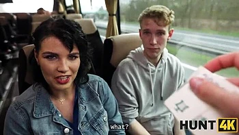 Big Tit Brunette MILF Charlie Dean Public Bus Sex POV HD 1080p