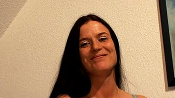 Big Pussy German Girl Masturbates on Sofa Before Casting Fuck - Valerie De Winter