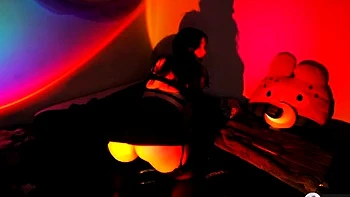 Cute amateur brunette naughty in solo jerking show on camera