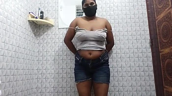 Desi Girl Shower Romm