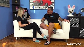 Little Blonde - Hot Blonde Milf Is A Little Nervous