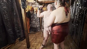 Domina Satana's Extreme CBT Punishment Part 2 - BBW Mistress Tortures Slave Cock