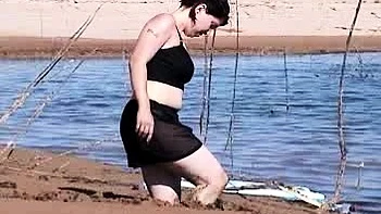 Busty brunette solo masturbation