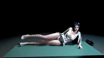 Tian: Doggy, Licking  Big Tits Porn