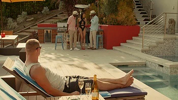 Two guys fucked their wife Peta Jensen in a steamy interracial scene.