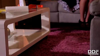 Petite Maid Humiliated: Small Ass Crammed With Huge Cock