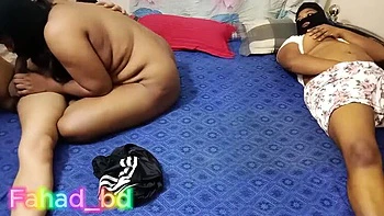 Desi Bhabhi Angel Rotna Fucked Hard in Threesome with Sister - Homemade Indian Sex Tape Part 1