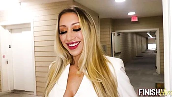 Nookies featuring Harlow Wilde's cum on tits porn